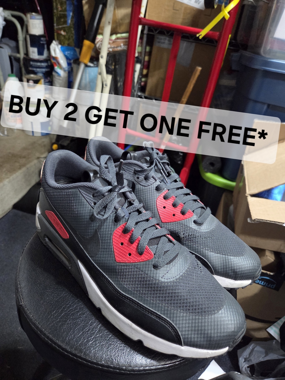 Buy 2 Get One Free* Nike Air Max 90 Retro 2016 Ultra 2.0 Essential Size 11.5m